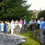 Churchyard Stinsford witt our guide P. Welton