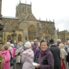 Outside the Abbey Sherborne (PB)