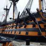 HMS Victory undergoing some serious restoration