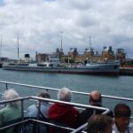 At the start of our cruise we pass the preserved SS Shieldhall