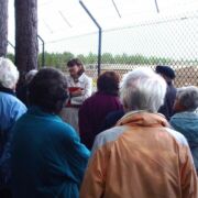 The visit concluded with final questions from members to Dr Baverstock at the viewpoint overlooking the gathering station