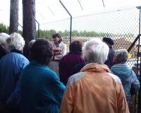 The visit concluded with final questions from members to Dr Baverstock at the viewpoint overlooking the gathering station