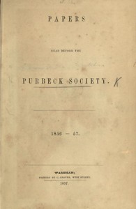 Purbecksocietybook