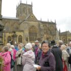 Outside the Abbey Sherborne (PB)